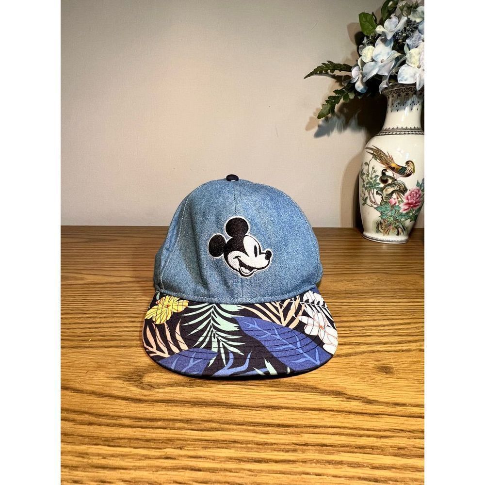 Mickey Mouse Boys hat | Denim | Disney Hawaiian Print
